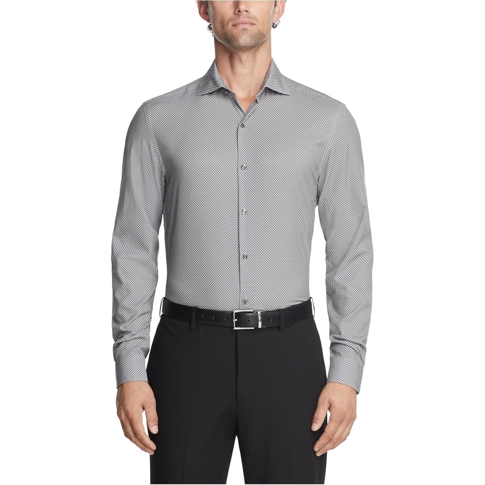 image:imageVan Heusen Mens Traveler StretchGrey Stone