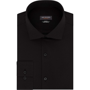 Van Heusen Men’s Traveler Stretch(Black)