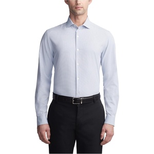 Van Heusen Men’s Traveler Stretch(Blue Sliver)