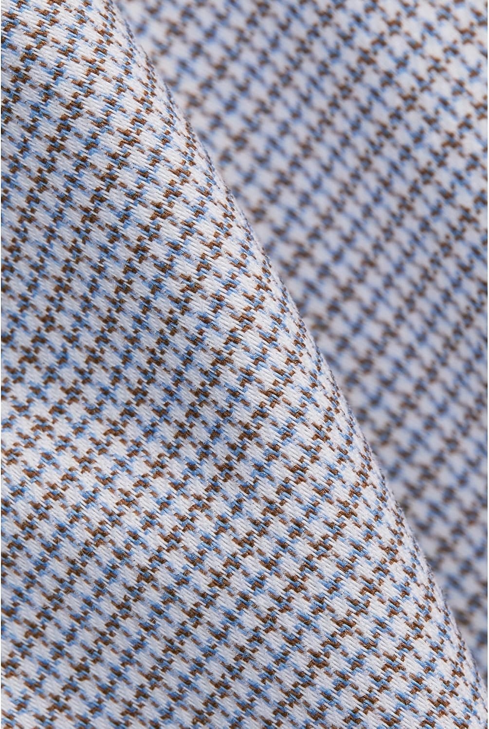 image:imageVan Heusen Mens Dress Shirt Slim Fit Ultra Wrinkle Free Flex Collar StretchBrown Cobalt Check