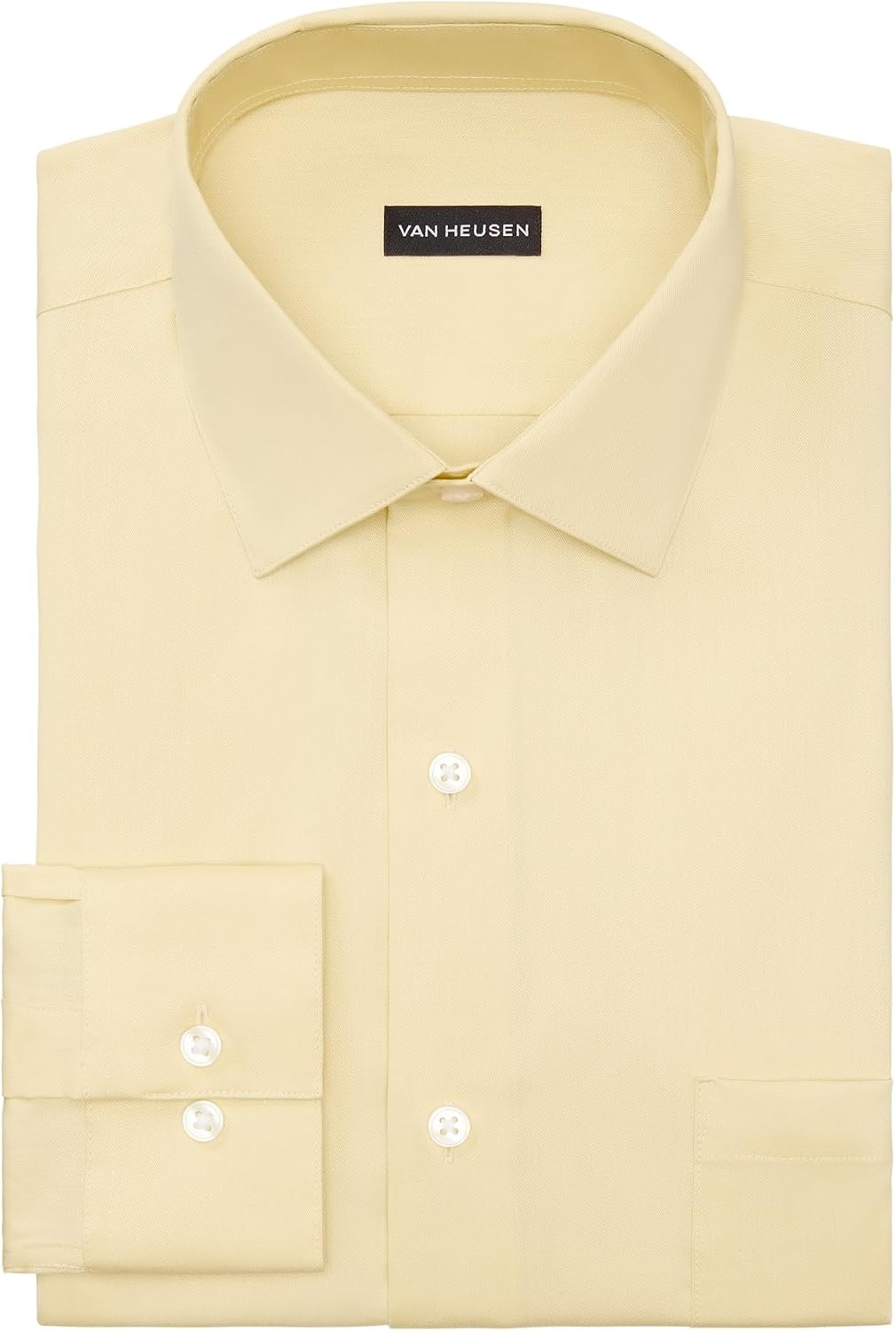 image:imageVan Heusen Mens Dress Shirt Slim Fit Ultra Wrinkle Free Flex Collar StretchCream