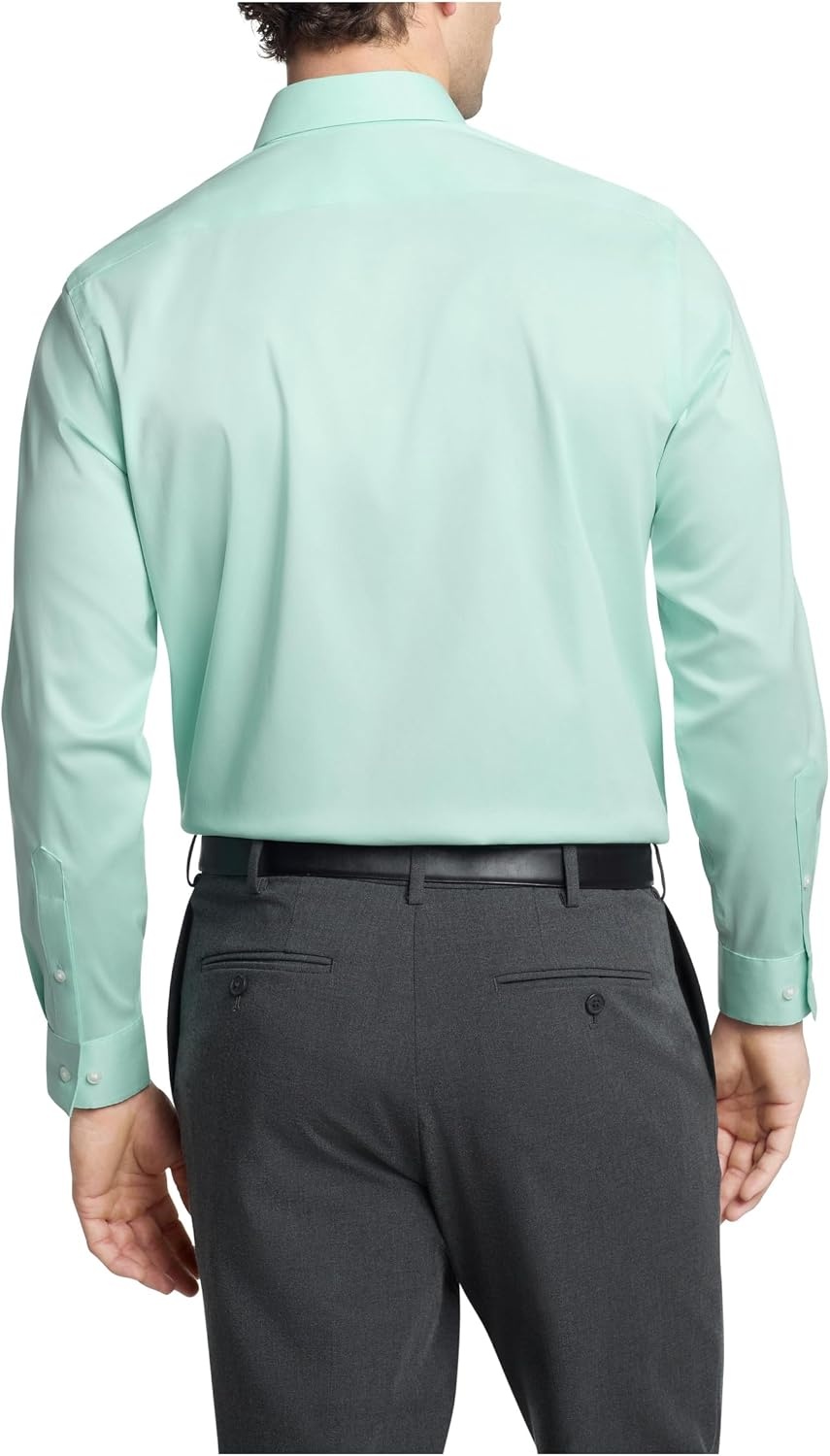 image:imageVan Heusen Mens Dress Shirt Slim Fit Ultra Wrinkle Free Flex Collar StretchMint