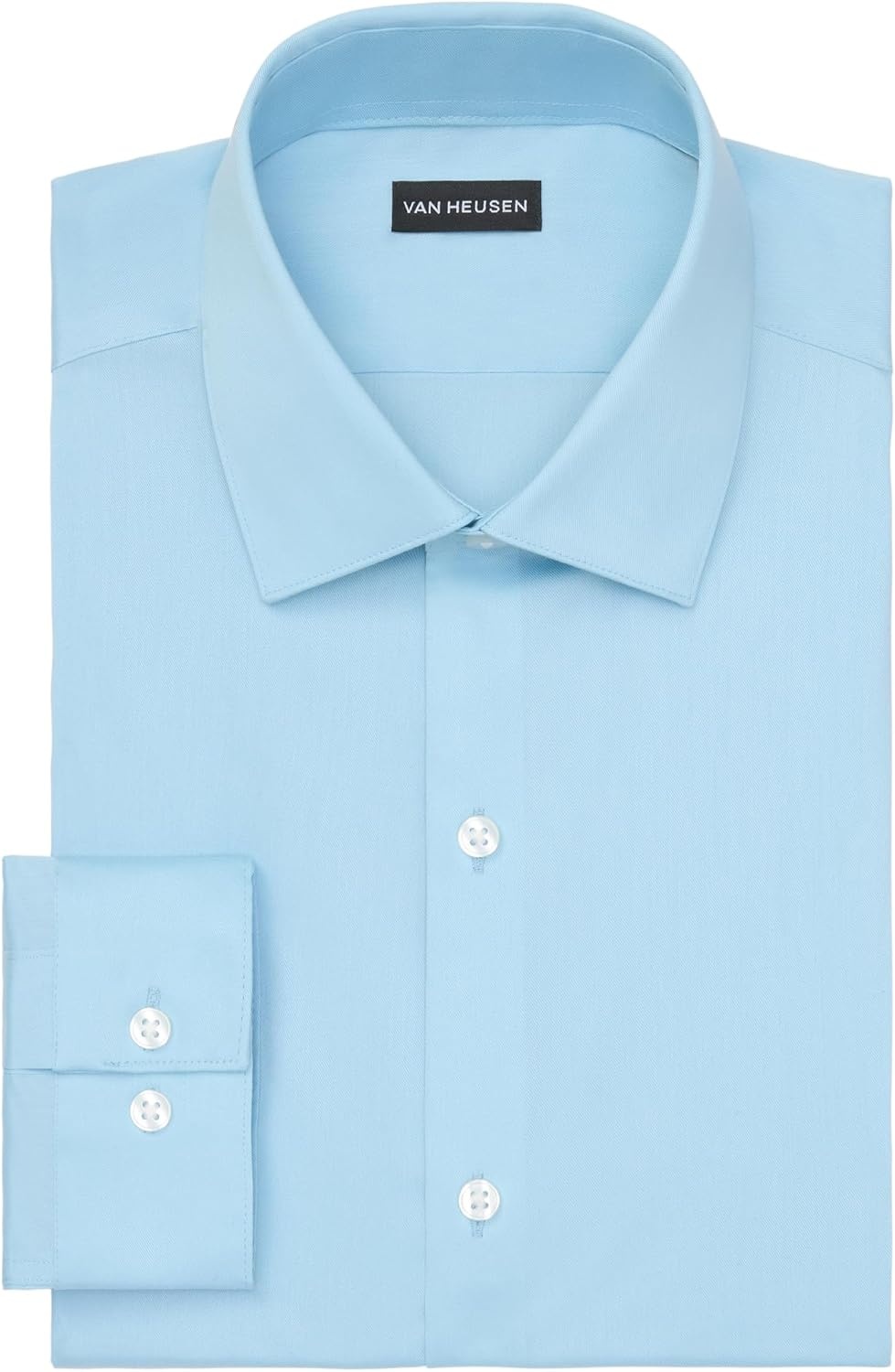 image:imageVan Heusen Mens Dress Shirt Slim Fit Ultra Wrinkle Free Flex Collar StretchSea Blue