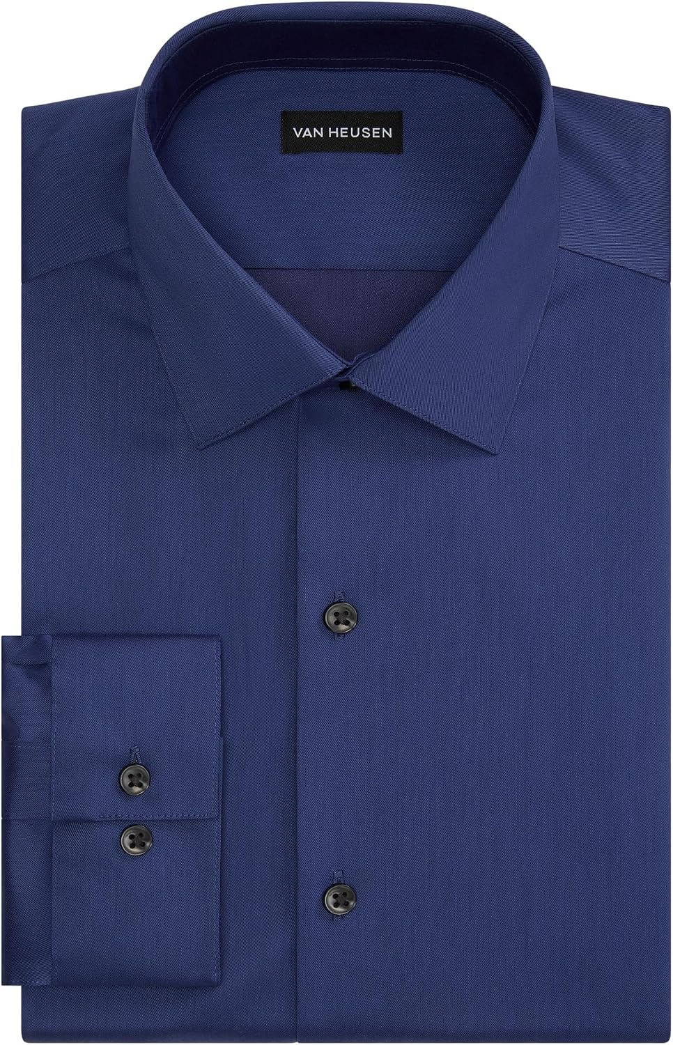 image:imageVan Heusen Mens Dress Shirt Slim Fit Ultra Wrinkle Free Flex Collar StretchTwilight Navy