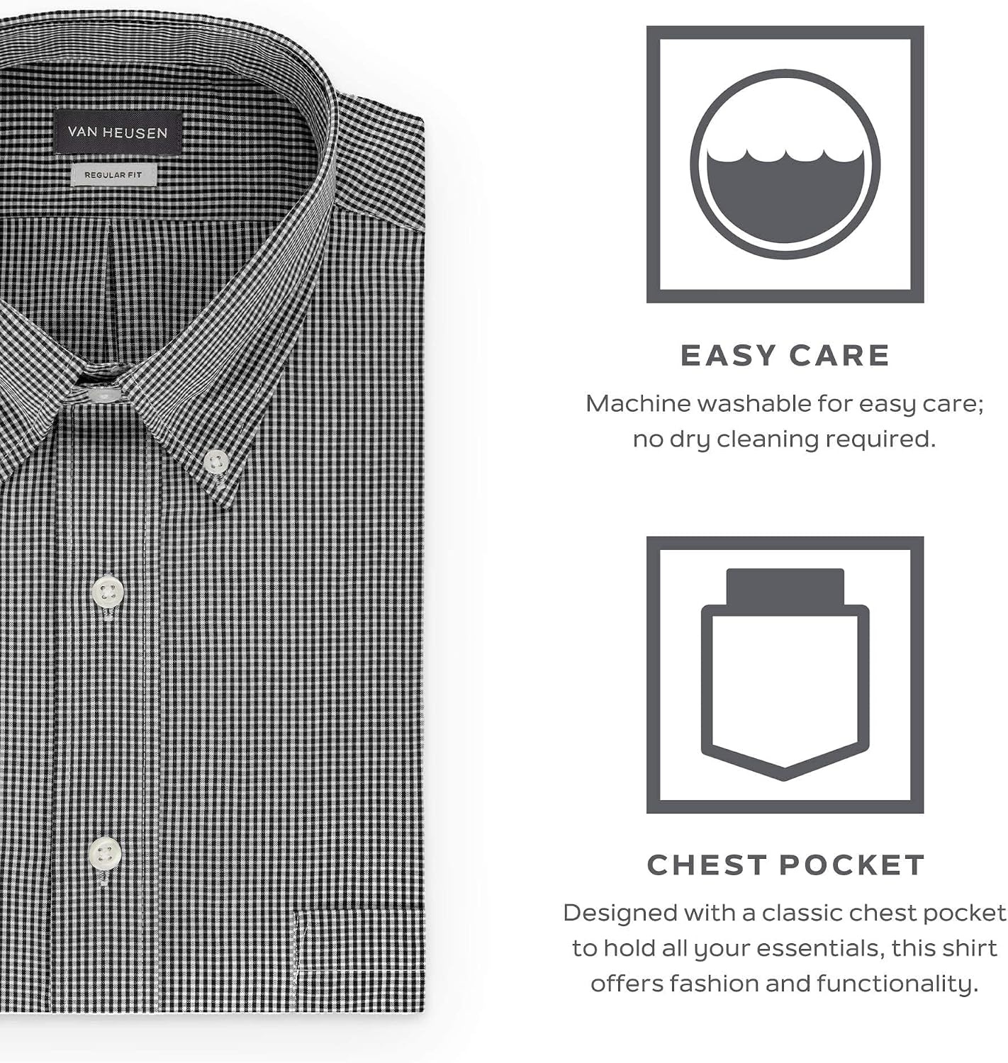 image:imageVan Heusen Mens Pinpoint StripeAmethyst