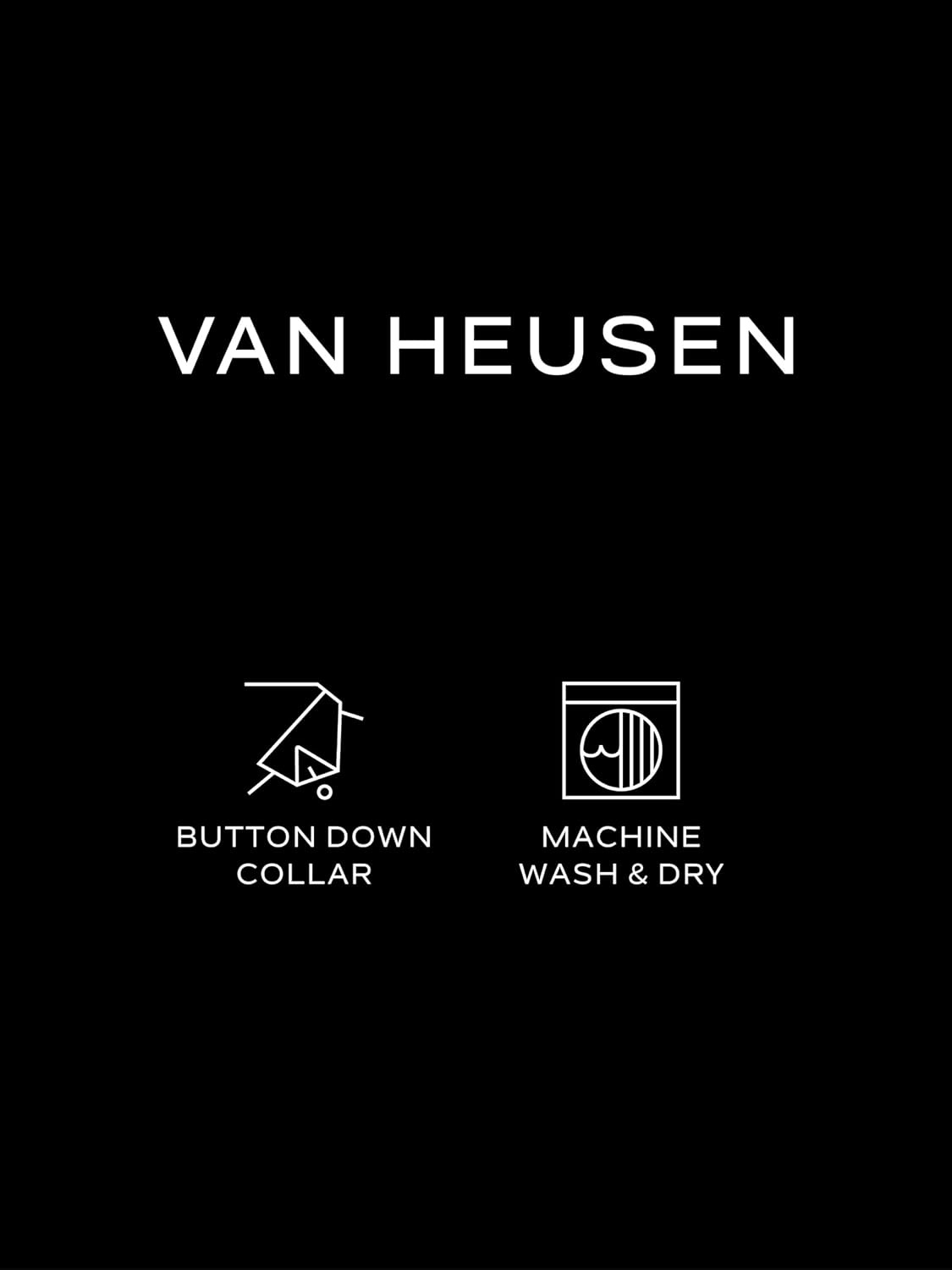 image:imageVan Heusen Mens Pinpoint StripeBlack