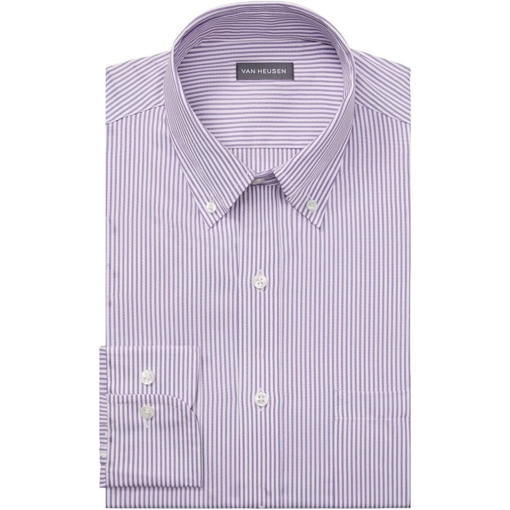 image:imageVan Heusen Mens Pinpoint StripeWild Orchid