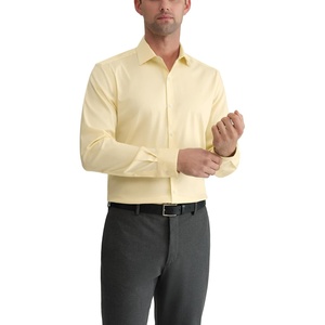 Van Heusen Men’s Dress Shirt Slim Fit Ultra Wrinkle Free Flex Collar Stretch(Cream)
