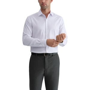 Van Heusen Men’s Dress Shirt Slim Fit Ultra Wrinkle Free Flex Collar Stretch(Peach Blue Print)
