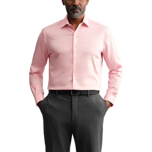 Van Heusen Men’s Dress Shirt Slim Fit Ultra Wrinkle Free Flex Collar Stretch(Peony Pink)