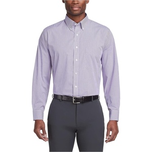 Van Heusen Men’s Pinpoint Stripe(Amethyst)