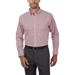 Van Heusen Men’s Pinpoint Stripe(Red Henna)
